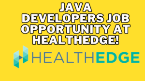 HealthEdge as a Software Engineer