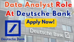 Data Analyst at Deutsche Bank