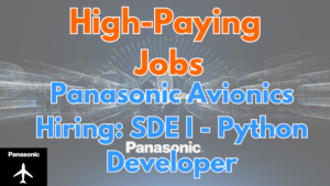 SDE I - Python Developer at Panasonic