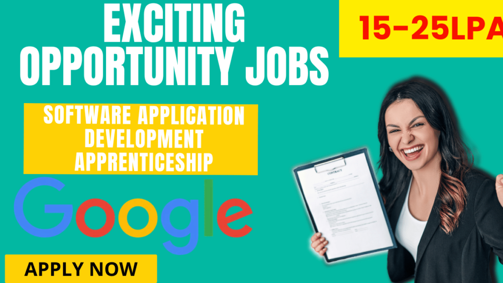 Google is offering a Software Application Development Apprenticeship starting in March 2025!