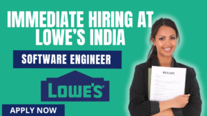 Software Engineer role at Lowe’s