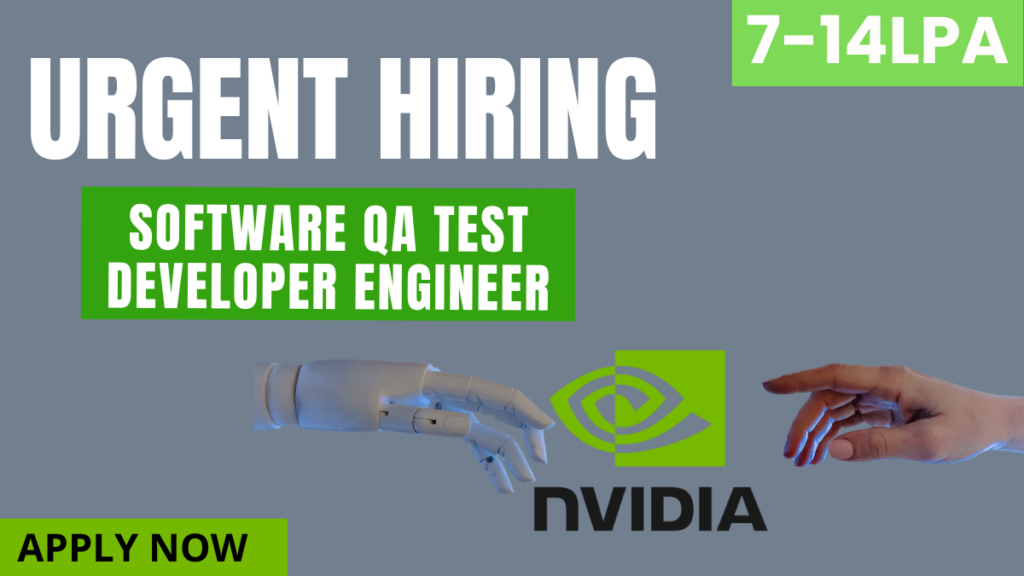 NVIDIA is hiring Software QA Engineers in Pune.