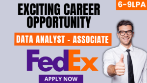 Exciting Data Analyst Role at FedEx: Apply Today!