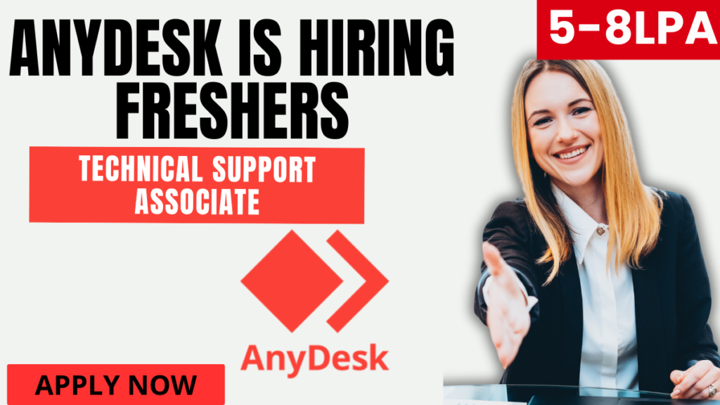 AnyDesk is Hiring Freshers